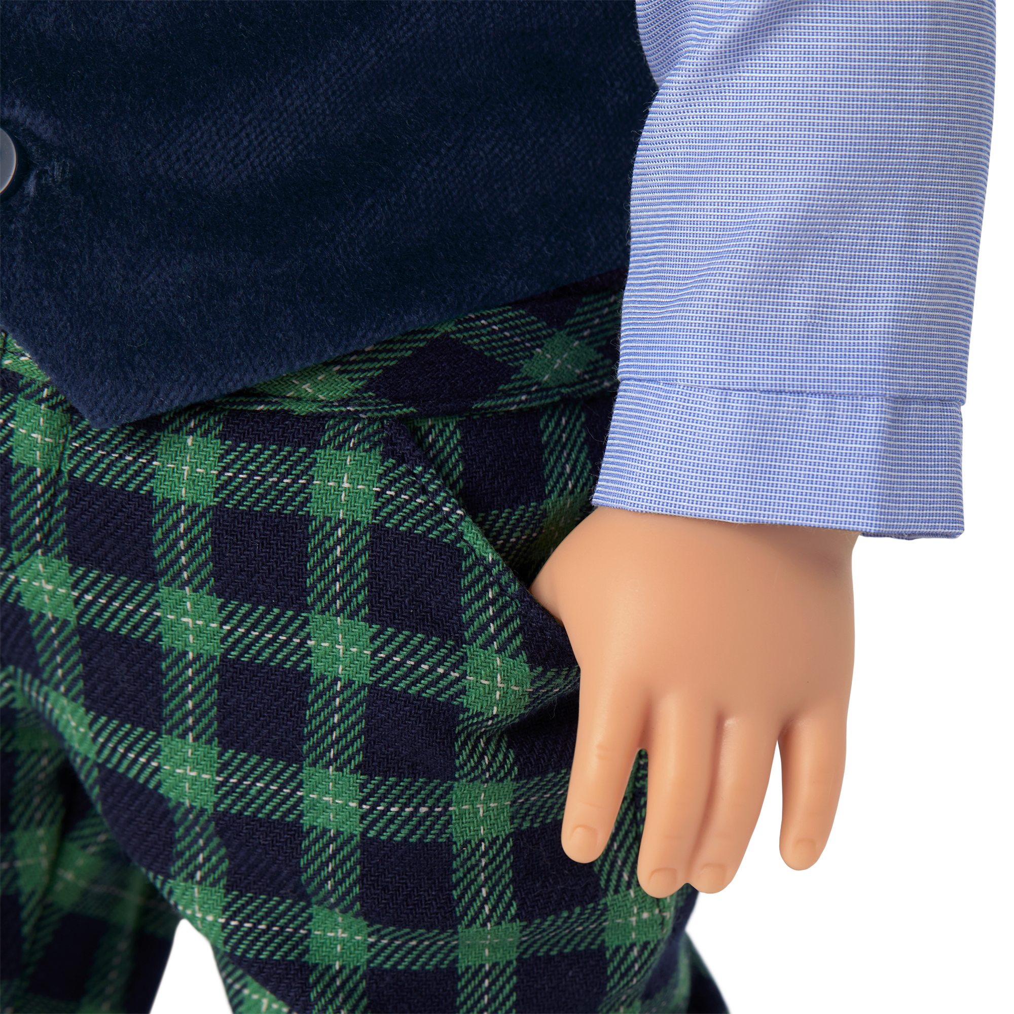 American Girl x Janie and Jack Tartan Plaid Outfit for 18-inch Dolls - Image 5