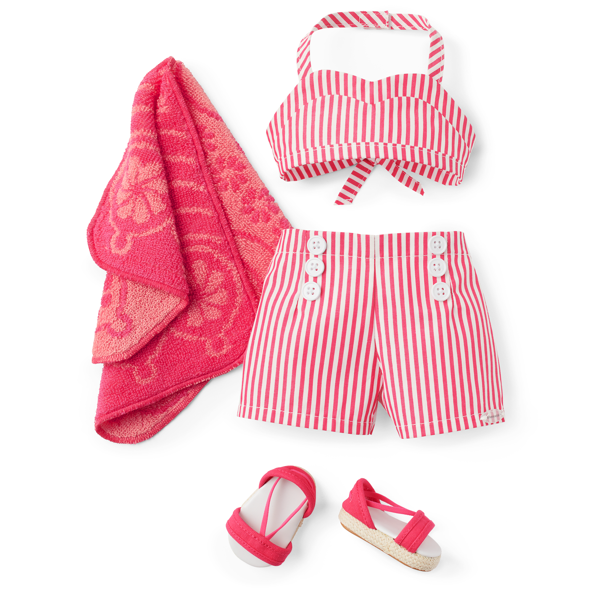 Nanea's Two-Piece Swimsuit for 18-inch Dolls (Historical Characters)
