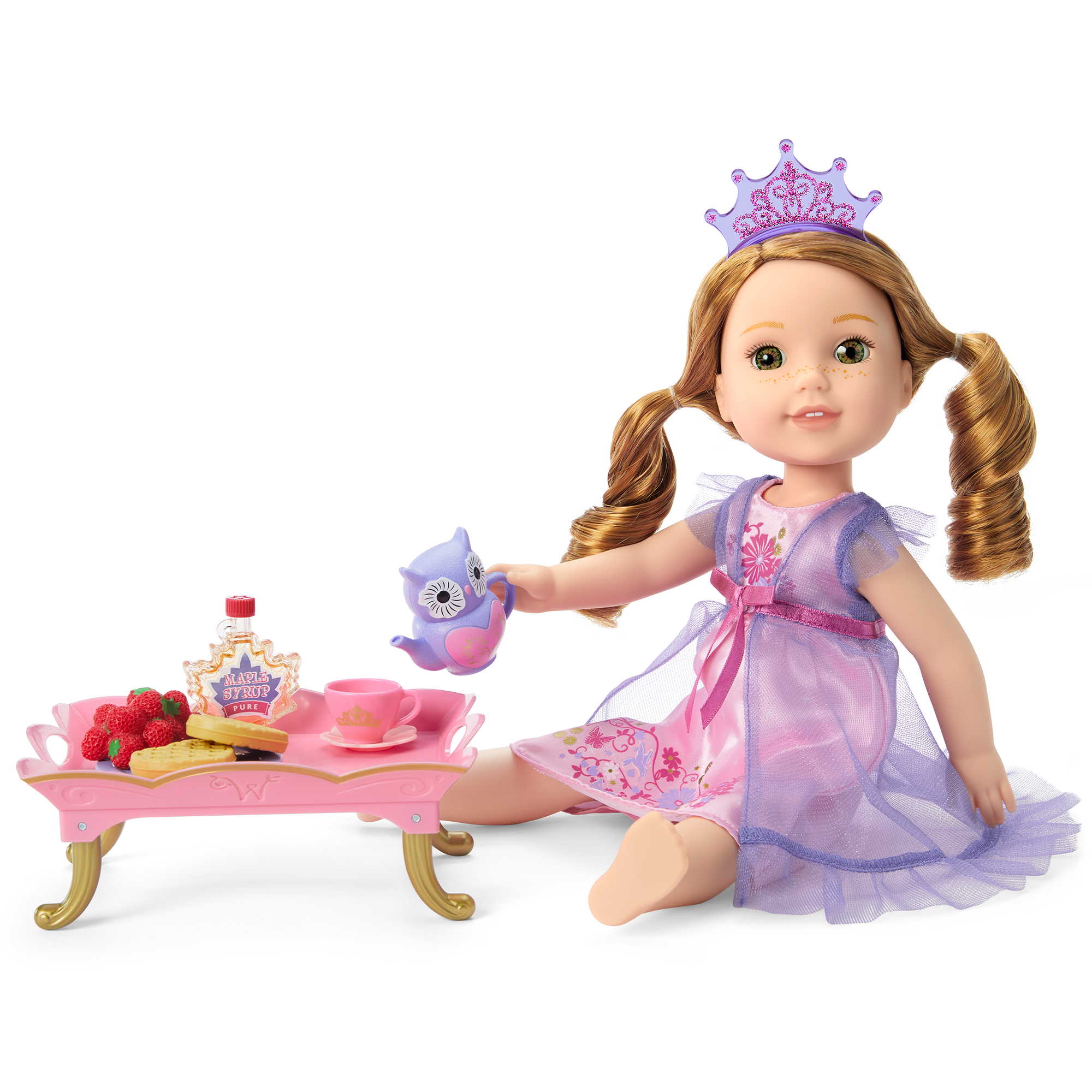 Breakfast in Bed Tray for WellieWishers Dolls - Image 2