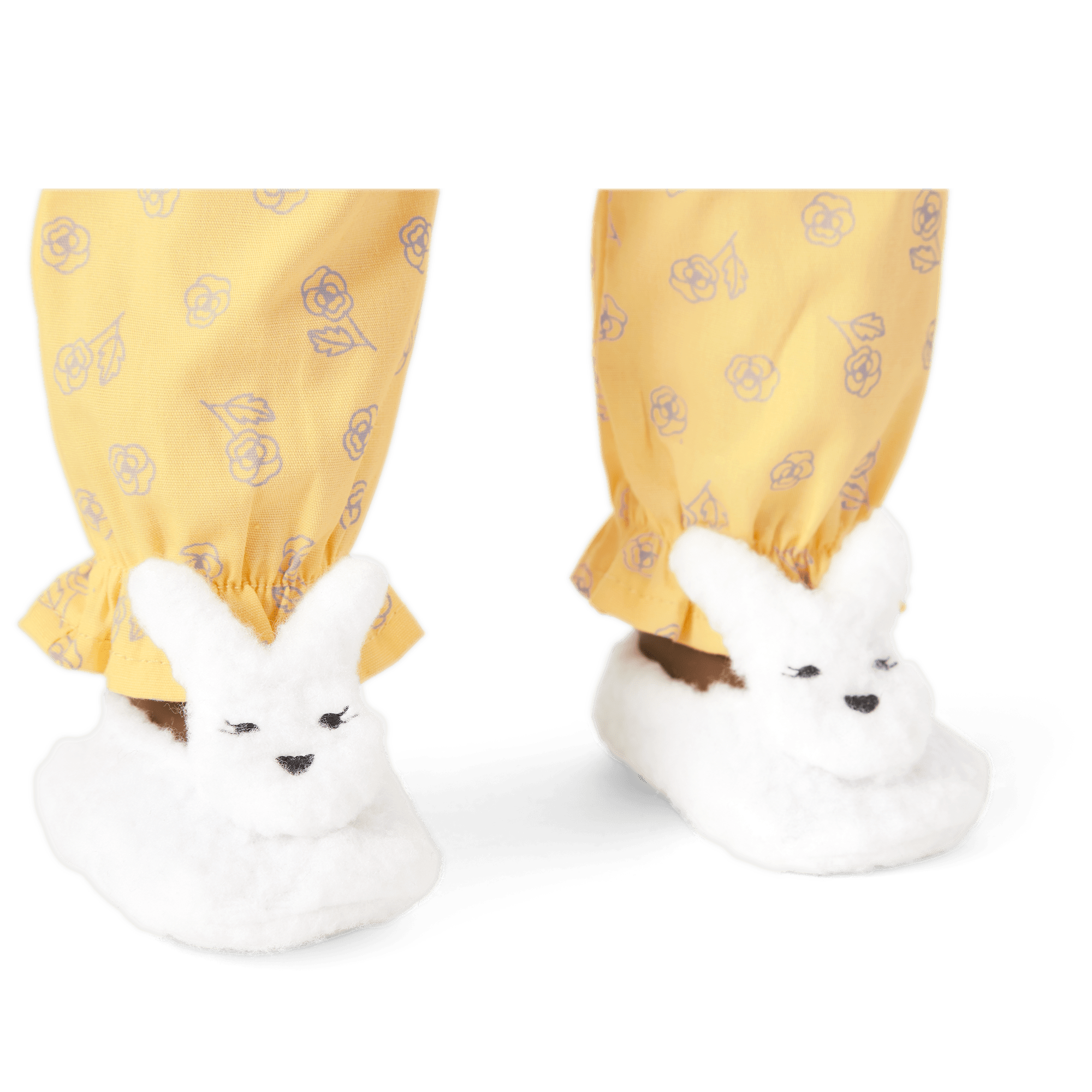 Claudie's Yellow Bloom Pajamas for 18-inch Dolls (Historical Characters) - Image 6