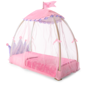 Royal Canopy Bed for WellieWishers  Dolls