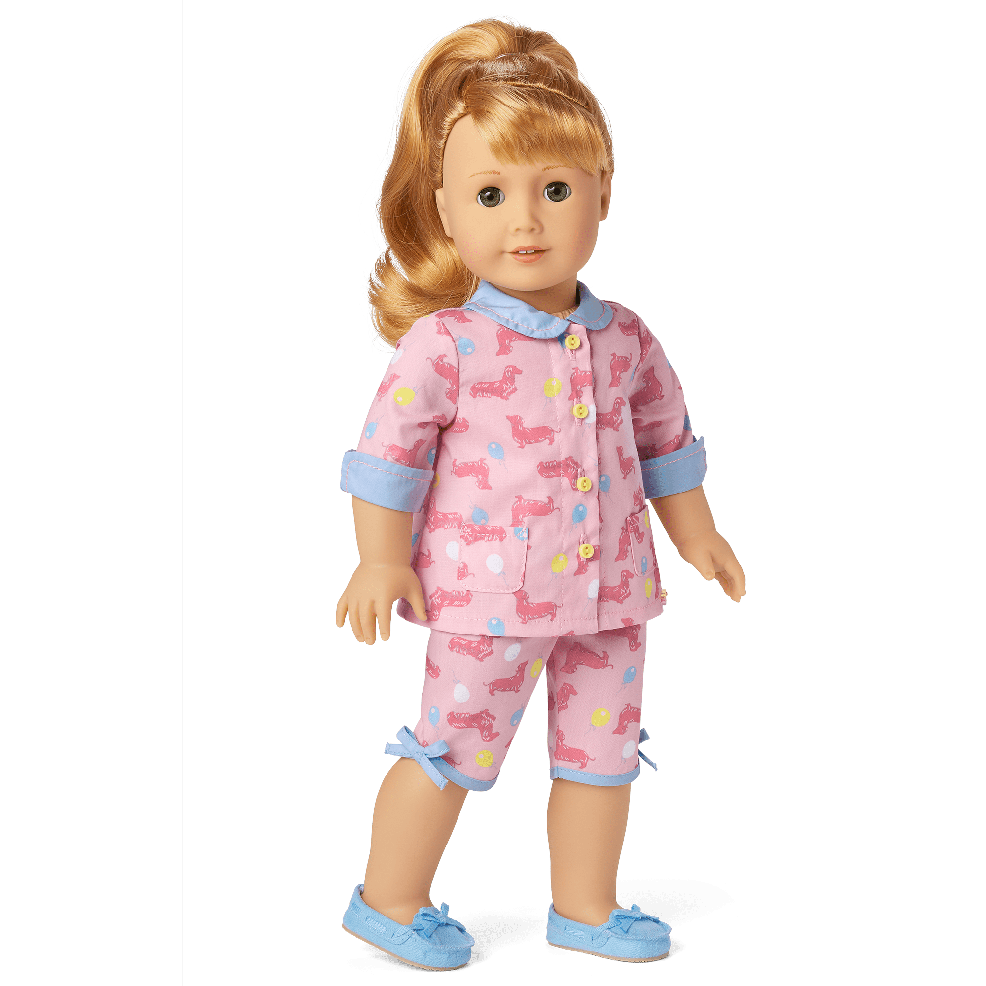 Maryellen's Dachshund Pajamas for 18-inch Dolls (Historical Characters) - Image 2