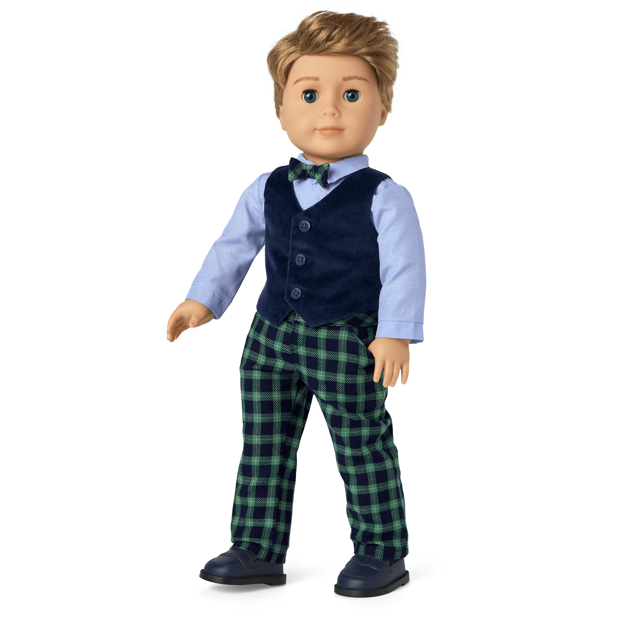 American Girl x Janie and Jack Tartan Plaid Outfit for 18-inch Dolls - Image 2