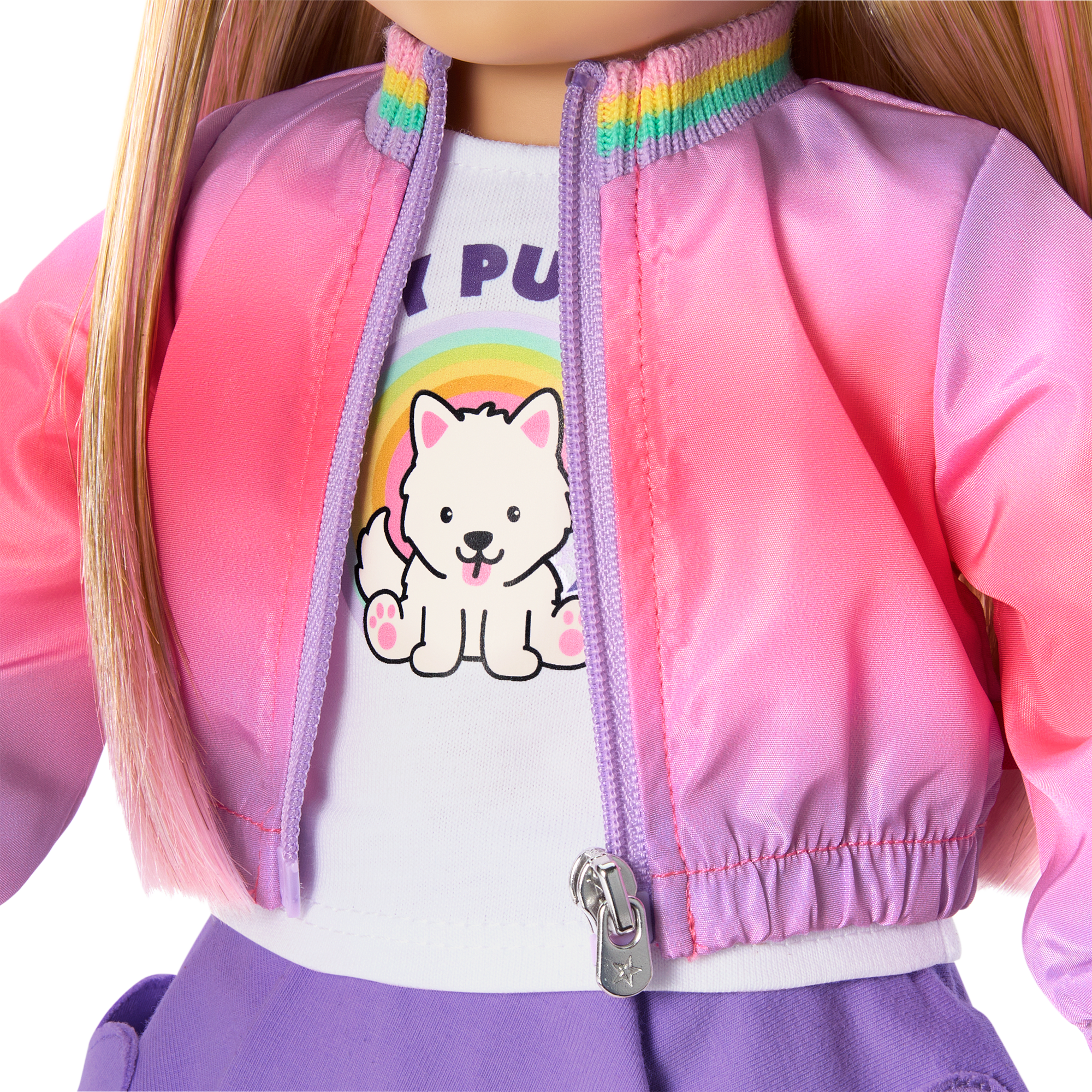 Summer's Waggy Pup Tails Outfit for 18-inch Dolls (Girl of the Year 2025) - Image 4