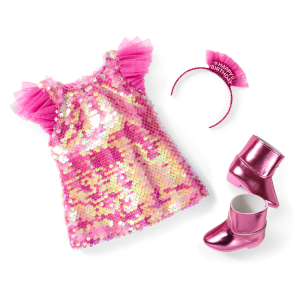 Happy Birthday to You Outfit for 18-inch Dolls