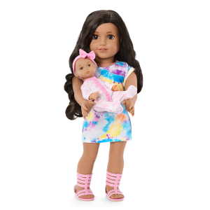 Little Bitty Baby  7.75-inch Doll with brown hair