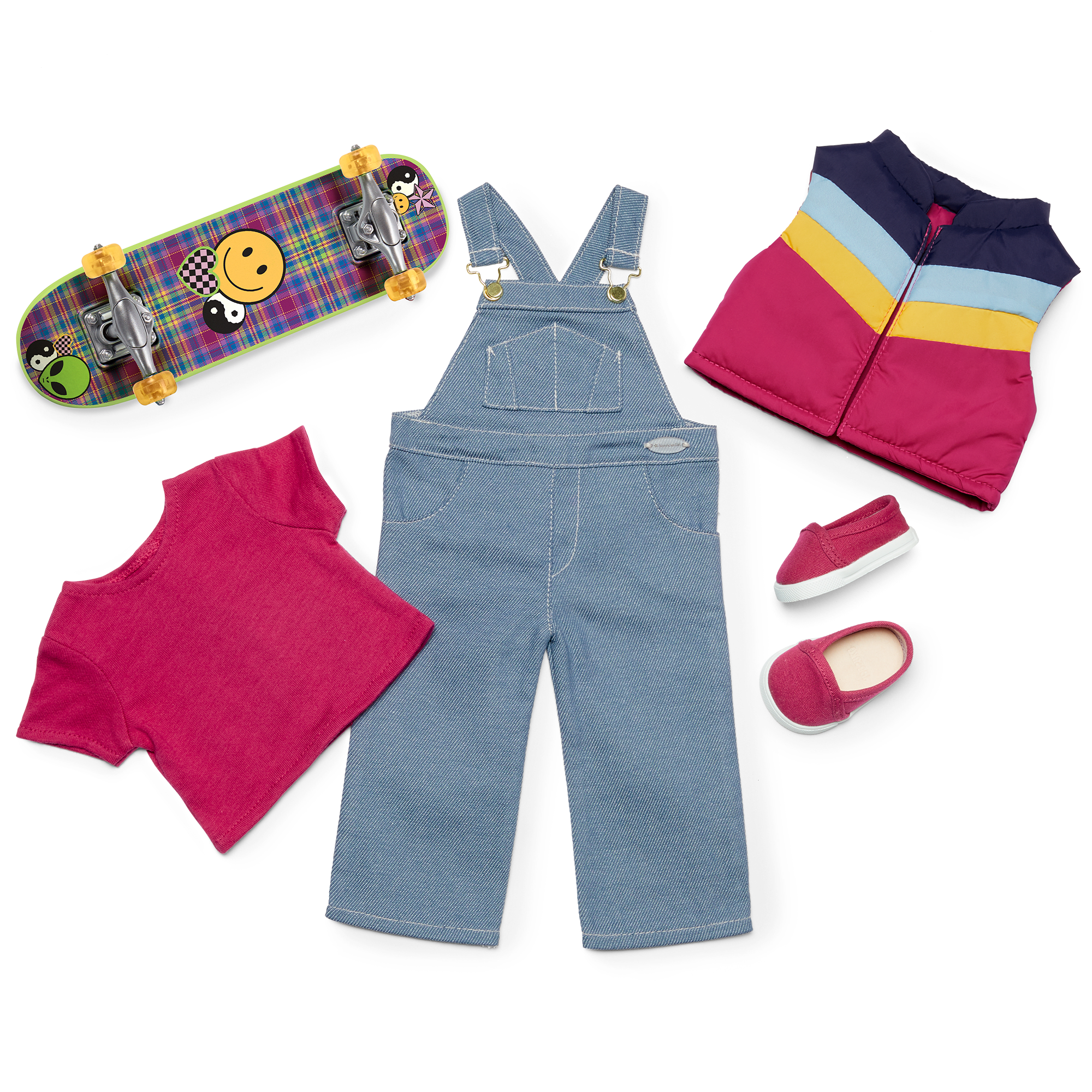 90s Twins Nicki's Skateboarding Gift Set (Historical Characters) - Image 5